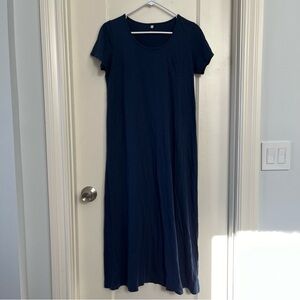 white christmas dresses Women's Kapok Blend Denim Jumper Dress | Pinafore Dress main image 0